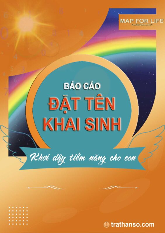 đặt tên cho con theo thần số học